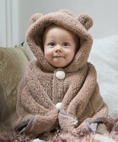 petit main / プティマイン ベビー・キッズウエア | 【抗菌防臭】2WAYアニマルボアケープ