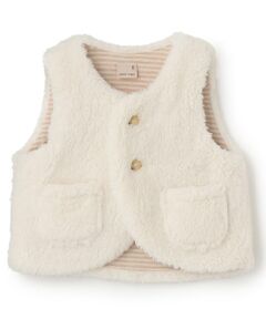 petit main / プティマイン ベビー・キッズウエア | 【抗菌防臭】ボアベスト