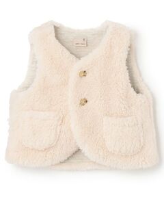 petit main / プティマイン ベビー・キッズウエア | 【抗菌防臭】ボアベスト