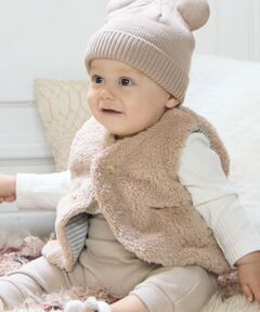 petit main / プティマイン ベビー・キッズウエア | 【抗菌防臭】ボアベスト