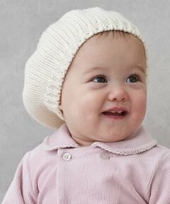petit main / プティマイン ベビー・キッズグッズ | ポンポンつきベレー帽