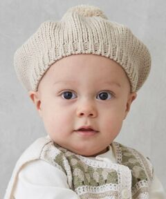 petit main / プティマイン ベビー・キッズグッズ | ポンポンつきベレー帽