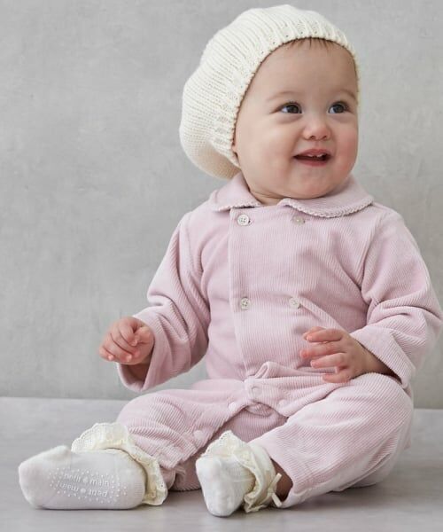 petit main / プティマイン ベビー・キッズグッズ | ポンポンつきベレー帽 | 詳細4