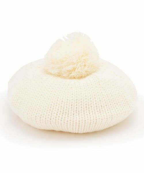 petit main / プティマイン ベビー・キッズグッズ | ポンポンつきベレー帽 | 詳細8