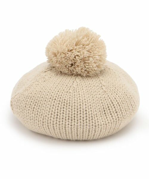 petit main / プティマイン ベビー・キッズグッズ | ポンポンつきベレー帽 | 詳細9