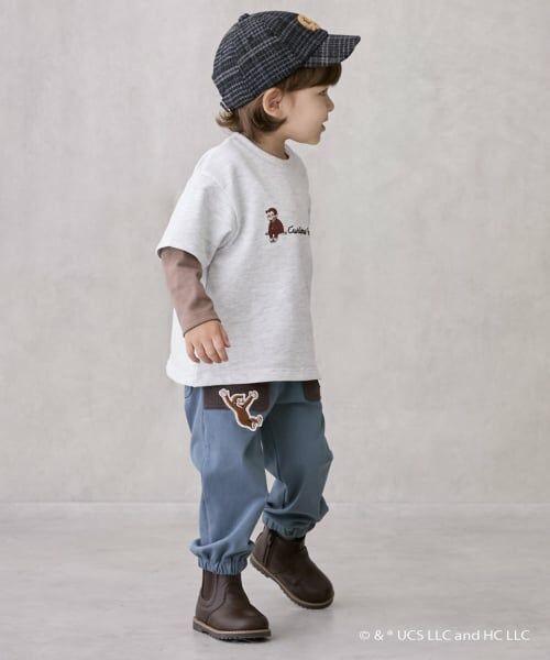 petit main / プティマイン その他パンツ | 【おさるのジョージ】カットロングパンツ | 詳細4