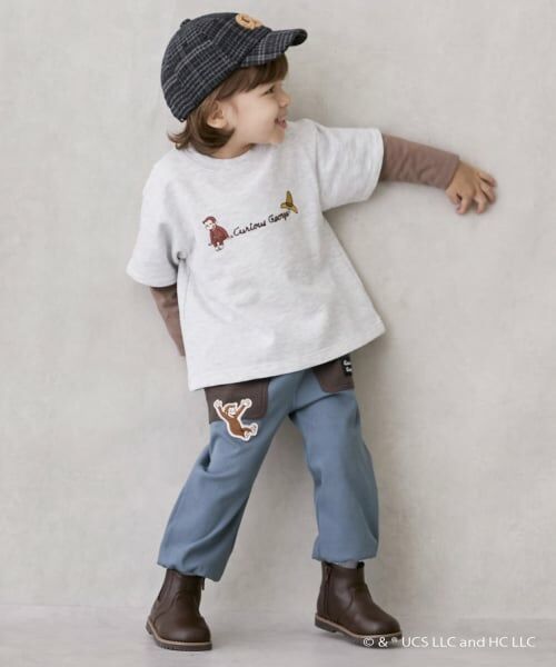 petit main / プティマイン その他パンツ | 【おさるのジョージ】カットロングパンツ | 詳細5