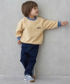 petit main / プティマイン その他パンツ | 裏起毛デニムパンツ