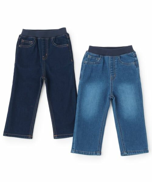 petit main / プティマイン その他パンツ | 裏起毛デニムパンツ | 詳細12