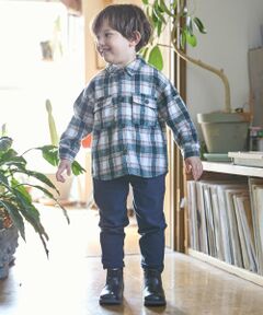 petit main / プティマイン その他パンツ | 裏起毛のびのびストレッチパンツ