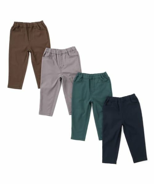 petit main / プティマイン その他パンツ | 裏起毛のびのびストレッチパンツ | 詳細11