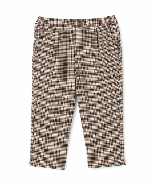 petit main / プティマイン その他パンツ | チェックのびのび起毛ストレッチパンツ | 詳細10