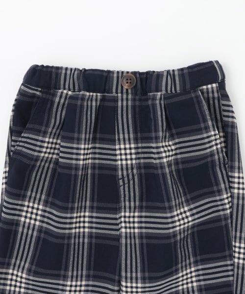 petit main / プティマイン その他パンツ | チェックのびのび起毛ストレッチパンツ | 詳細14
