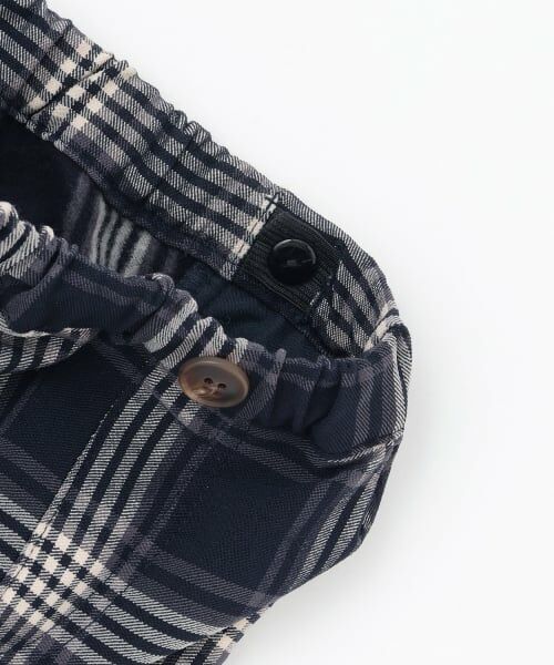 petit main / プティマイン その他パンツ | チェックのびのび起毛ストレッチパンツ | 詳細15