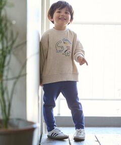 【防汚】フワのびっとテレコレギンス