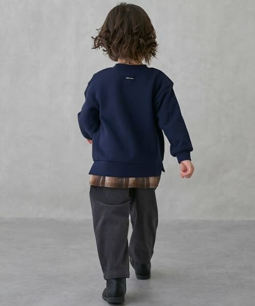 petit main / プティマイン その他パンツ | ゆるシルエットタックパンツ | 詳細8