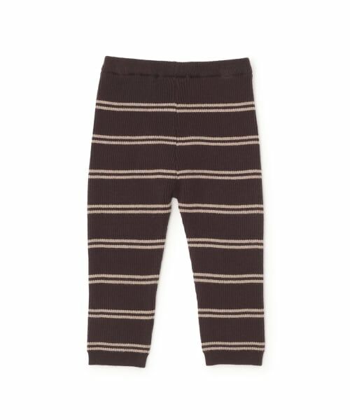 petit main / プティマイン その他パンツ | 【ウォッシャブル】マルチボーダーニットレギパン | 詳細11