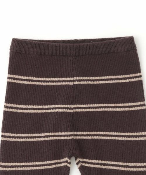 petit main / プティマイン その他パンツ | 【ウォッシャブル】マルチボーダーニットレギパン | 詳細13