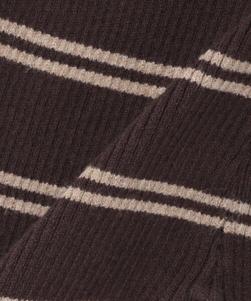 petit main / プティマイン その他パンツ | 【ウォッシャブル】マルチボーダーニットレギパン | 詳細15