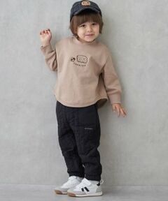 petit main / プティマイン その他パンツ | 切り替えキルティングパンツ