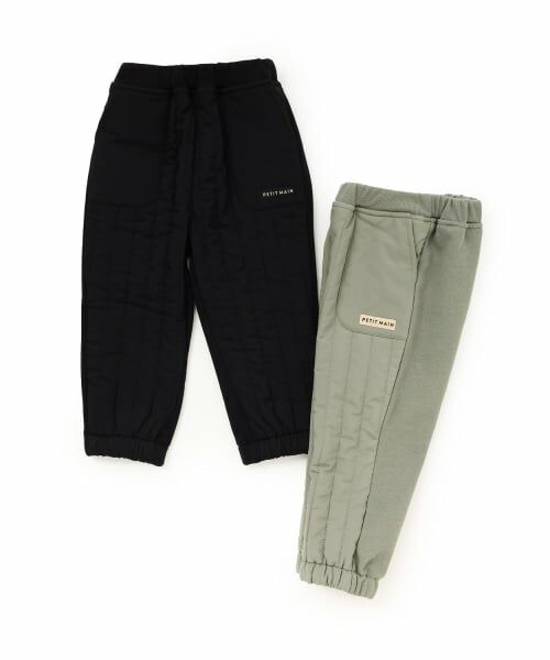 petit main / プティマイン その他パンツ | 切り替えキルティングパンツ | 詳細12