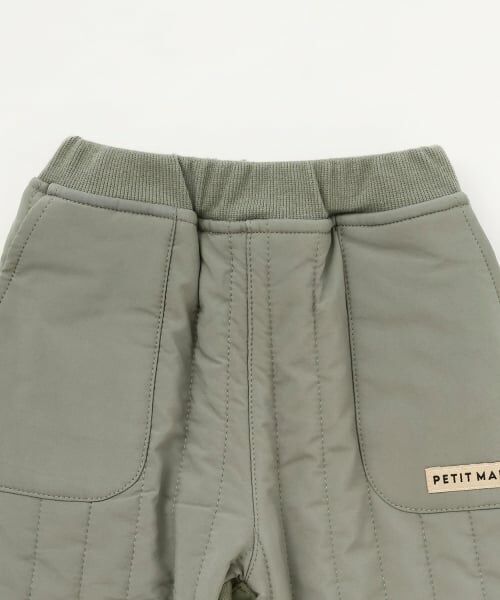 petit main / プティマイン その他パンツ | 切り替えキルティングパンツ | 詳細6
