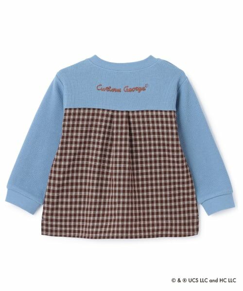 petit main / プティマイン Tシャツ | 【おさるのジョージ】接結アップリケ長袖Tシャツ | 詳細11