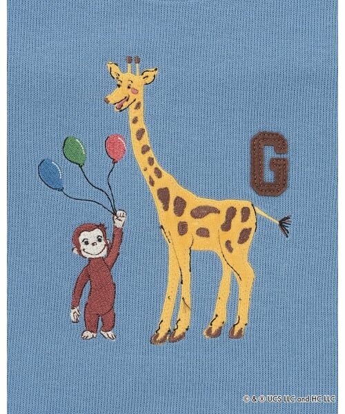 petit main / プティマイン Tシャツ | 【おさるのジョージ】接結アップリケ長袖Tシャツ | 詳細17