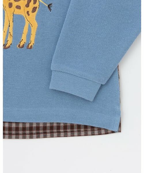 petit main / プティマイン Tシャツ | 【おさるのジョージ】接結アップリケ長袖Tシャツ | 詳細19