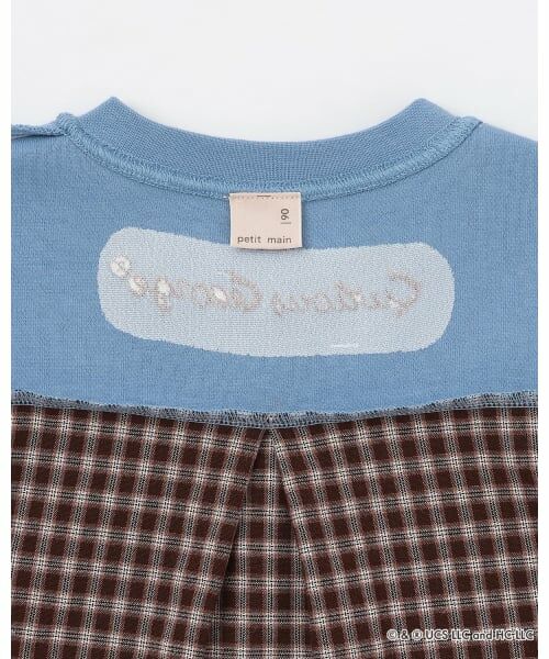 petit main / プティマイン Tシャツ | 【おさるのジョージ】接結アップリケ長袖Tシャツ | 詳細22