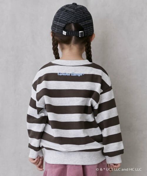 petit main / プティマイン スウェット | 【おさるのジョージ】フェイスワッペントレーナー | 詳細2