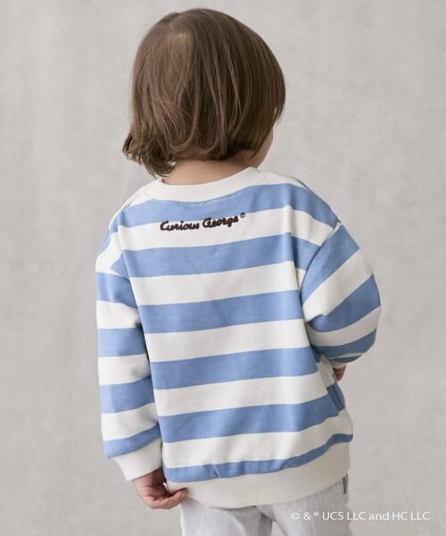 petit main / プティマイン スウェット | 【おさるのジョージ】フェイスワッペントレーナー | 詳細5