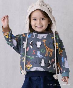 petit main / プティマイン スウェット | 【おさるのジョージ】総柄トレーナー