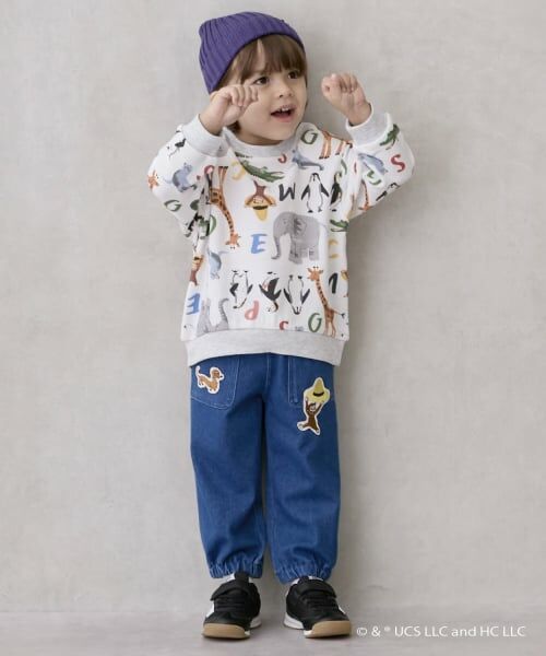 petit main / プティマイン スウェット | 【おさるのジョージ】総柄トレーナー | 詳細6