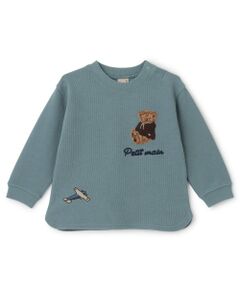 petit main / プティマイン Tシャツ | 接結くまさがら長袖Tシャツ