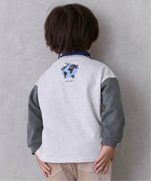 petit main / プティマイン Tシャツ | 動物刺しゅう長袖Tシャツ | 詳細1