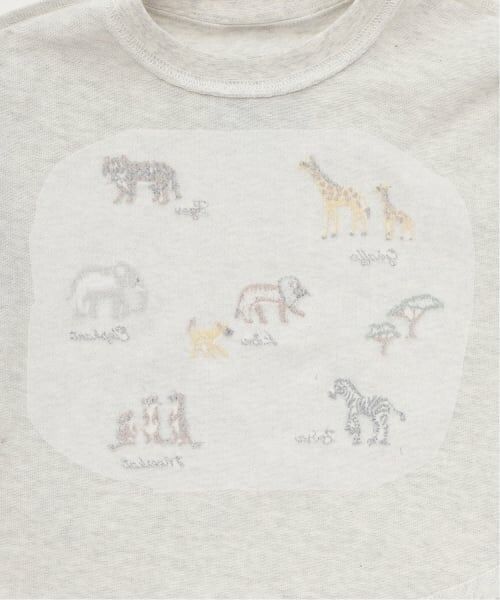 petit main / プティマイン Tシャツ | 動物刺しゅう長袖Tシャツ | 詳細7