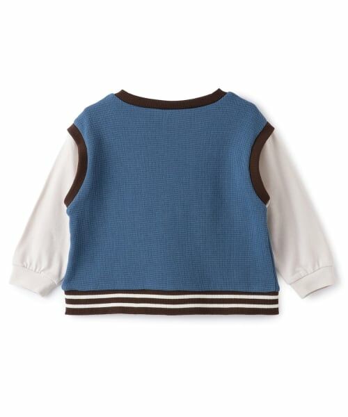 petit main / プティマイン Tシャツ | ベストレイヤード長袖Tシャツ | 詳細5