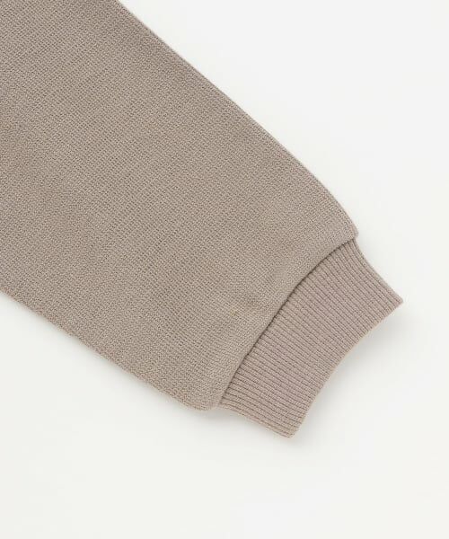 petit main / プティマイン Tシャツ | 【リンク】チェックドッキング長袖Tシャツ | 詳細8