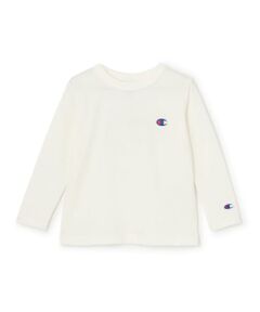 petit main / プティマイン Tシャツ | 【champion】ワンポイント長袖Tシャツ(サイズ:100～150)
