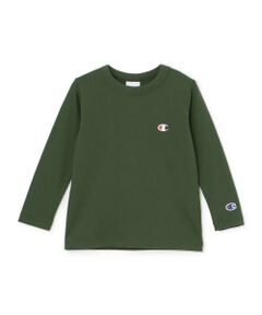 petit main / プティマイン Tシャツ | 【champion】ワンポイント長袖Tシャツ(サイズ:100～150)