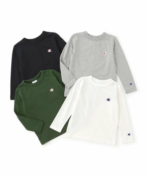 petit main / プティマイン Tシャツ | 【champion】ワンポイント長袖Tシャツ(サイズ:100～150) | 詳細7