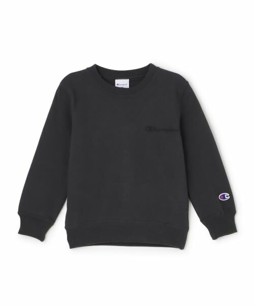 petit main / プティマイン スウェット | 【チャンピオン】クルーネックトレーナー（黒）