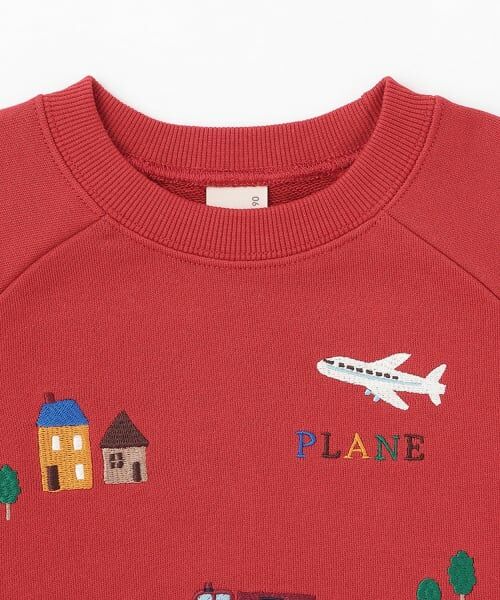 petit main / プティマイン スウェット | 働く車刺しゅうトレーナー | 詳細4