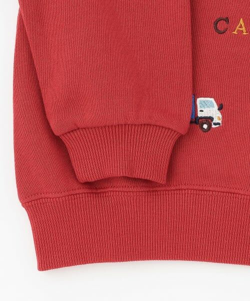 petit main / プティマイン スウェット | 働く車刺しゅうトレーナー | 詳細7