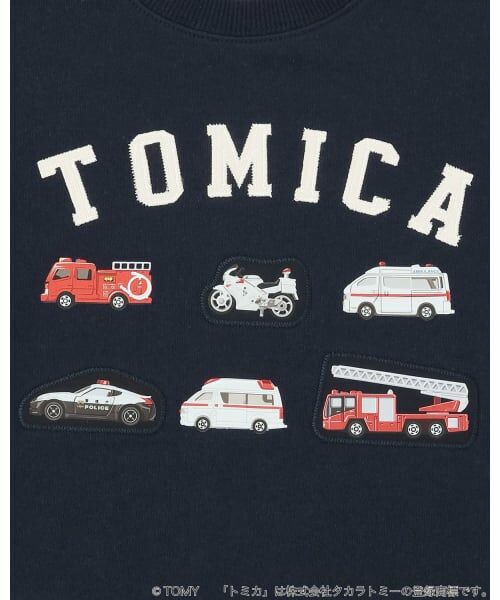 petit main / プティマイン スウェット | 【TOMICA】裾チェックトレーナー | 詳細10
