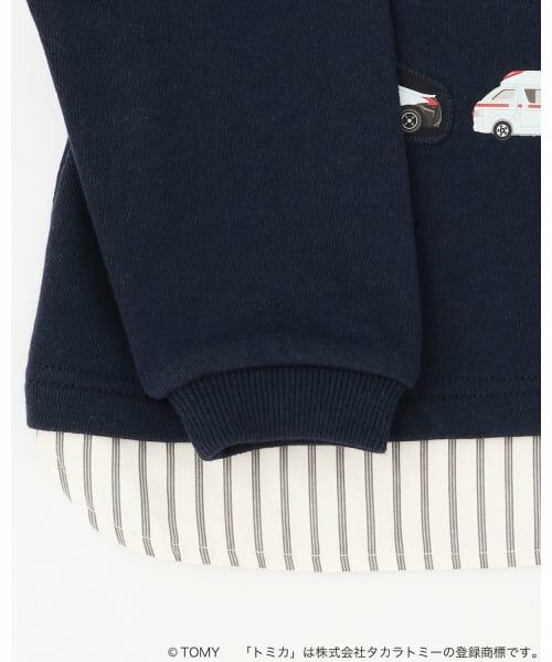 petit main / プティマイン スウェット | 【TOMICA】裾チェックトレーナー | 詳細12