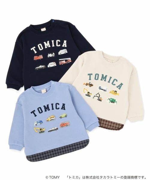 petit main / プティマイン スウェット | 【TOMICA】裾チェックトレーナー | 詳細16