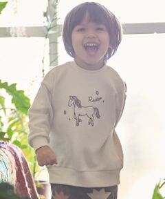 petit main / プティマイン スウェット | 〈フワのびっと〉刺しゅうアソートトレーナー