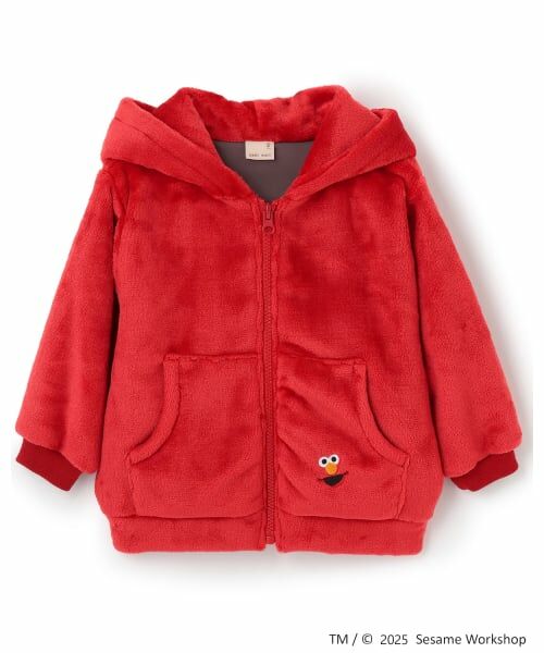 petit main / プティマイン パーカー | 【SESAME STREET】もこもこパーカー | 詳細12